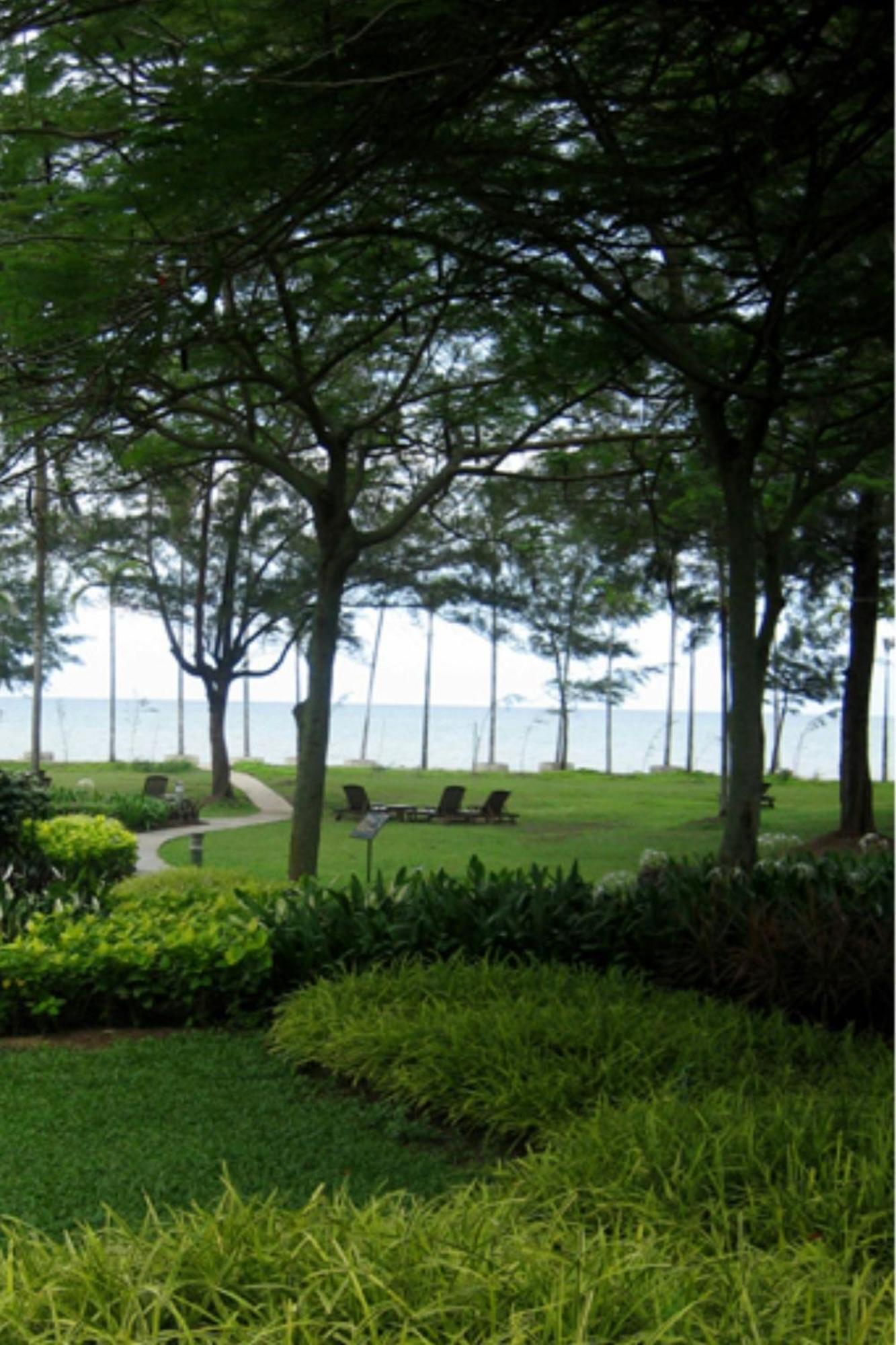 Miri Marriott Resort & Spa Exterior photo View of the ocean from the resort